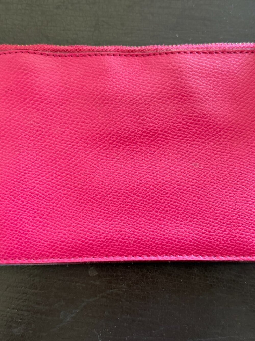Coach Signature Wristlet Brown Monogram Pink Trim Zip Clutch - Picture 9 of 14